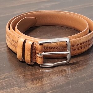 Allen Edmonds Italian Calfskin Leather Men's Belt Walnut 42/105 USA Made